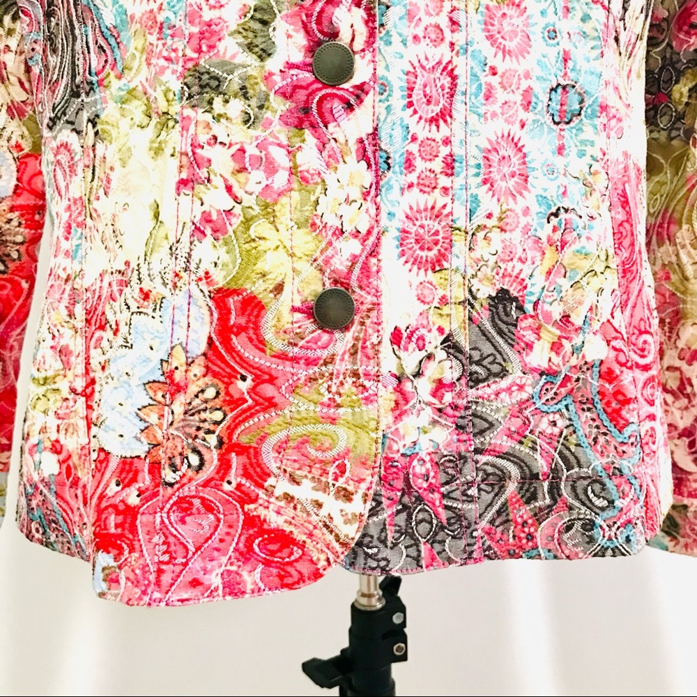 Analogy Jacket Button Down Size Medium - image 4